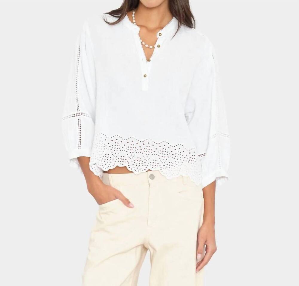NEW XIRENA roxanna top in white